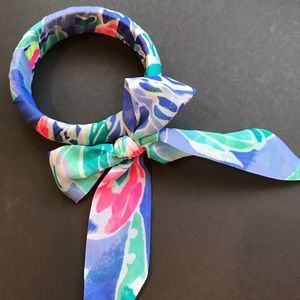 Lilly Pulitzer Fabric Wrapped Bangle Bracelet